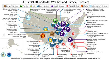 2024 NOAA billion dollar disaster map final