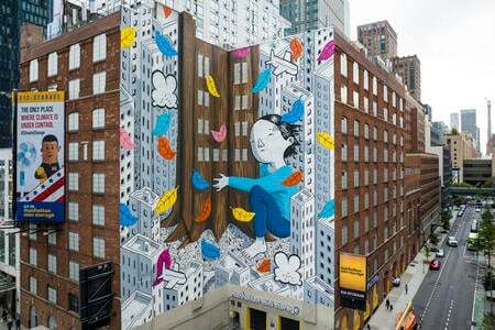 Climate Action Outdoor Museum mural
