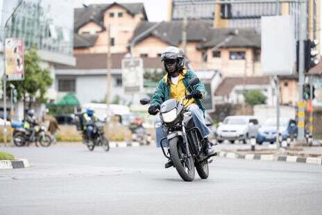 Electric two-wheeler in Nairobi