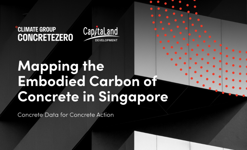 Singapore’s first market-wide carbon benchmark for concrete launches